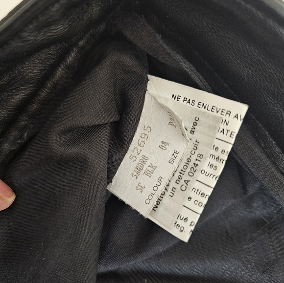Sandro Flare Leather Trousers. Size 4 - Picture 13 of 13